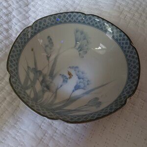 Flower painted Trinket dish